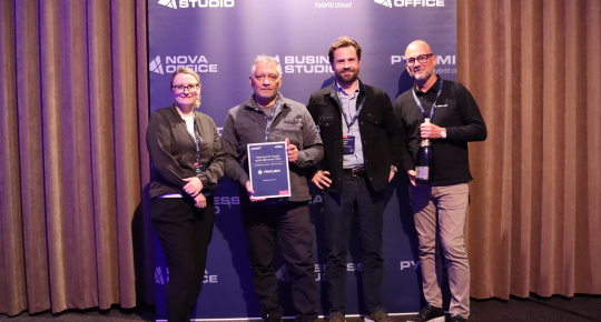 Partnerkonferens med Vitec Pyramid ERP fylld med nyheter, framtidsspaningar och stolta pallplatser för vårt team.