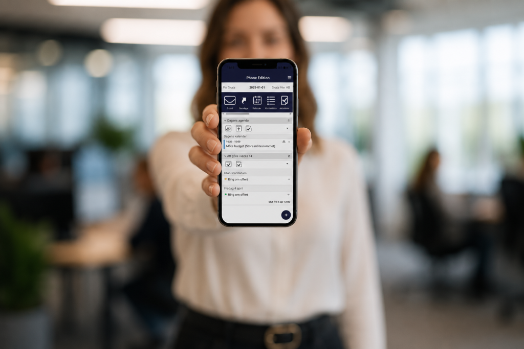 Business Studio ERP mobile version